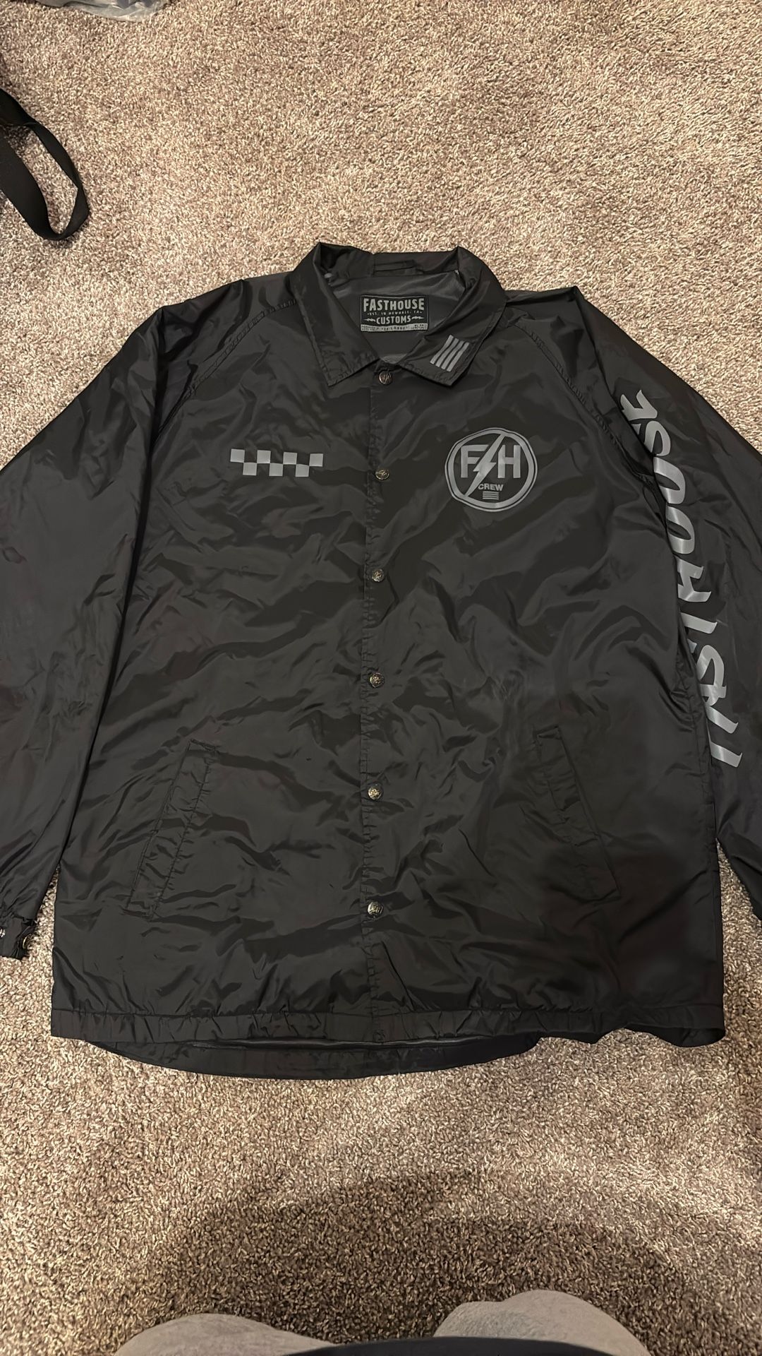 Black FastHouse Windbreaker 2X