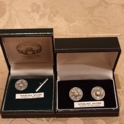 Celtic Cuff Links And Tie Tac