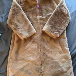 Nike Women Faux Fur Long Jacket