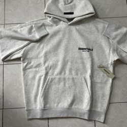 Light oatmeal Essentials hoodie