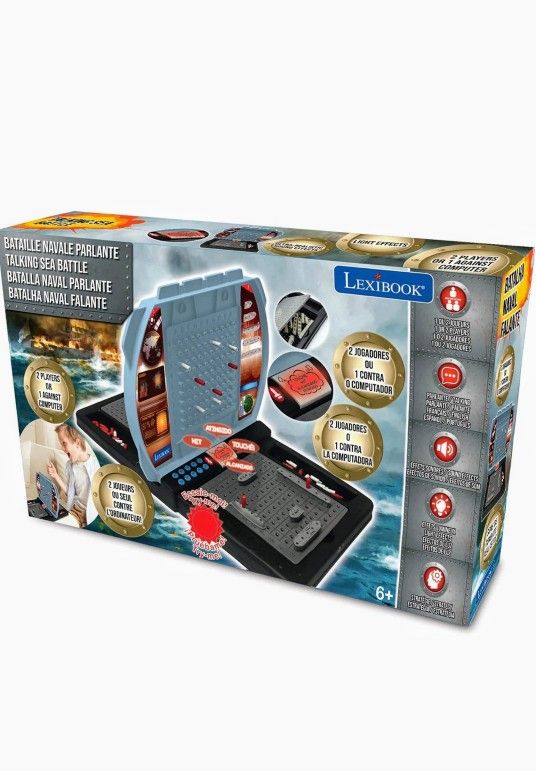 LEXIBOOK Talking Sea Electronic Board Game,Interactive,Light and Sound Effects