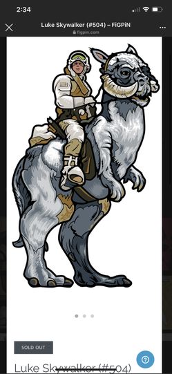 Figpin Luke Skywalker Star Wars(SoldOut)