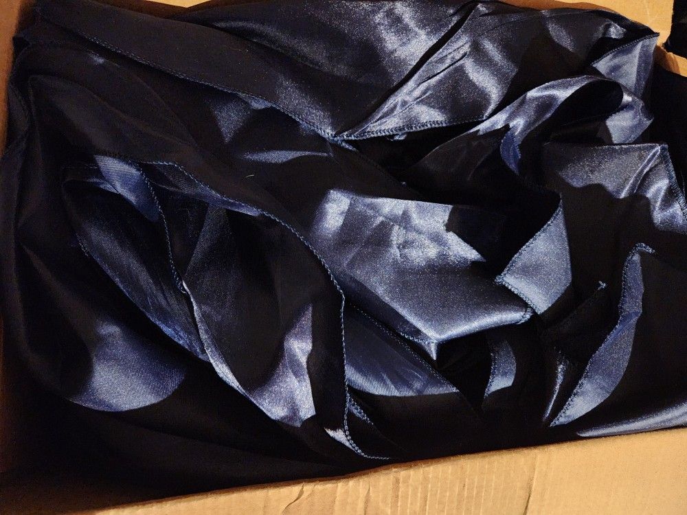 Navy Blue Chair Ties
