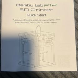 P1P bambu printer