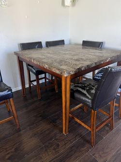 Real Marble Kitchen Table