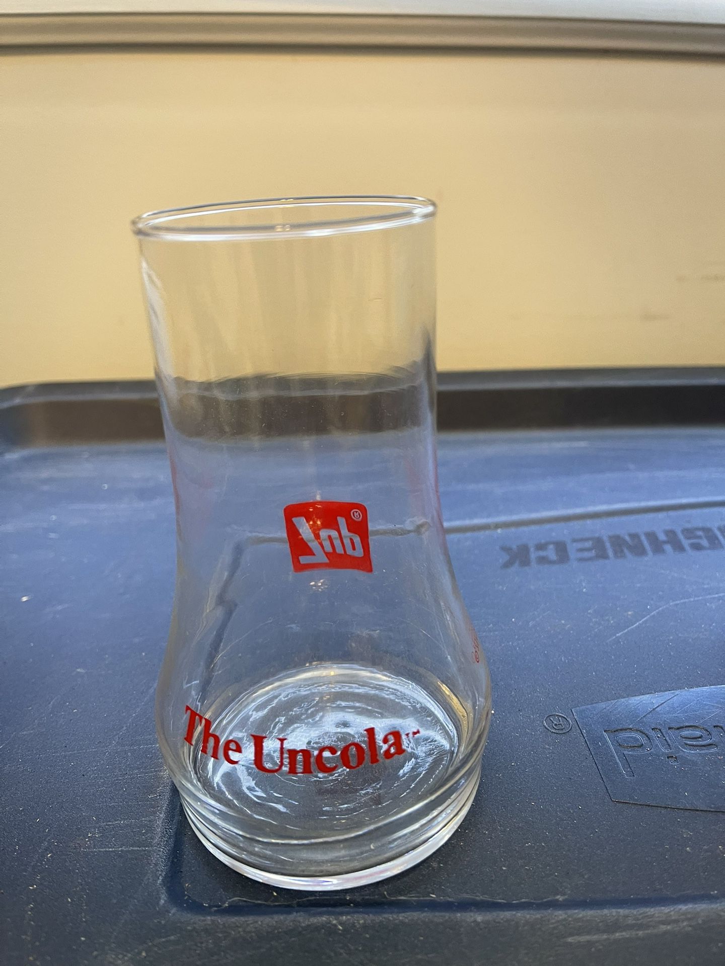 Vintage Upside Down 7up Drinking Glasses 