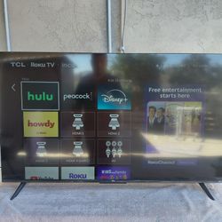 50" TCL Class 4-series 4k UHD HDR LED Smart Roku TV 