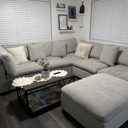Grey Modular Sectional 