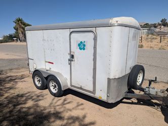 6x12 Tandem Axle Enclosed Trailer