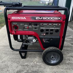 Honda EM 5000Sx Generator! Great Condition. Make An Offer 