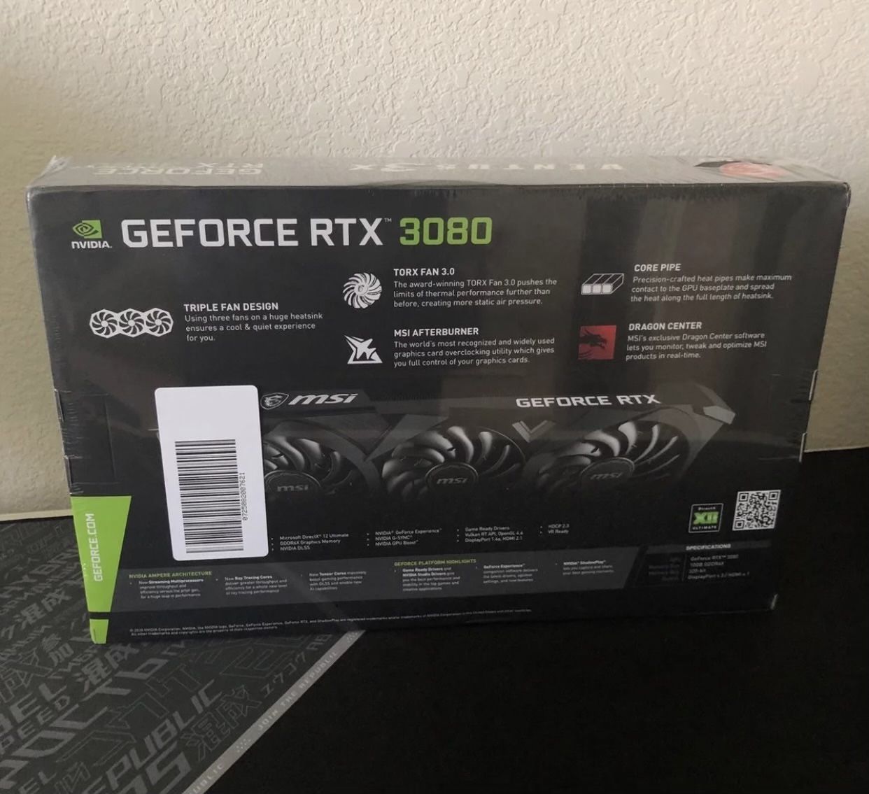 Msi RTX 3080 (New)* 💮