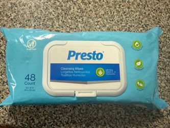 Presto Adult Cleansing Wipes