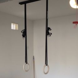 Rogue Gymnastics Wood Rings  & Straps