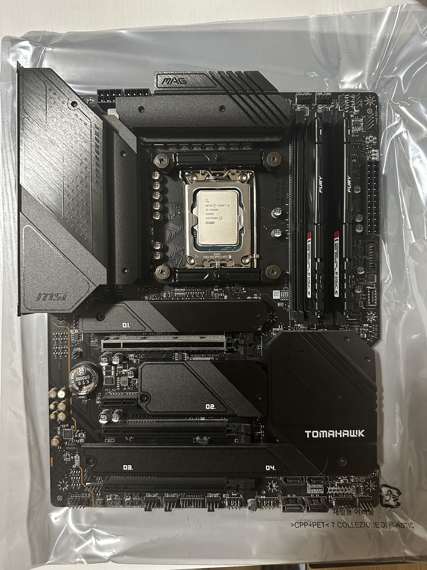 CPU + MOTHERBOARD + RAM + COOLER