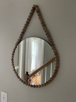 Mirror With Beads 