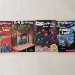 A to Z Mysteries  Every Mystery from A to Z! BY Ron Roy SOLD BY The Book $3 Each Paper Book