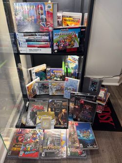 Xbox, PlayStation, Nintendo, Sega, Atari video games new to old