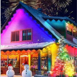 Appeck Permanent Outdoor Lights 100ft Smart RGB Outdoor Lights 75 LEDs