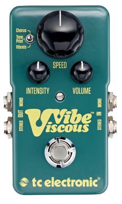 TC Electronics Viscous Vibe Chorus Vibrato Effect Pedal Original Packaging USB Cable