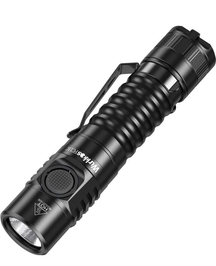 FC11C Led Flashlight Rechargeable High Lumen 1200, Small Powerful Flashlight USB C