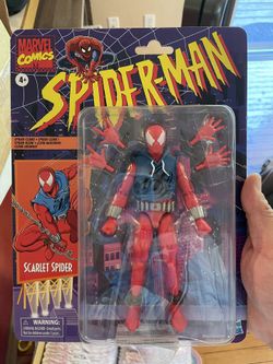 Marvel Legends Retro Spider-Man Scarlet Spider