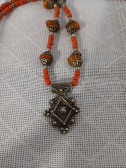 Antique Mauritanian Cross Berber Necklace