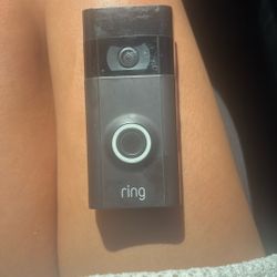 Ring Door Bell Camera w/ Rechargeable Battery 