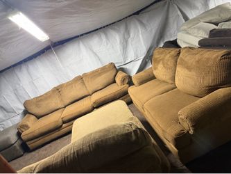 Brown Couch and Luxe great condition clean we sell all the time delivery $40 local