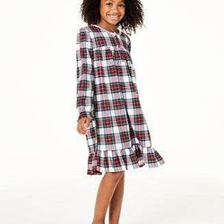 FAMILY PAJAMAS
Matching Kids "Stewart Plaid" Nightgown, Created for Macy's AVAILABLE IN SIZES - 6/7 & 8