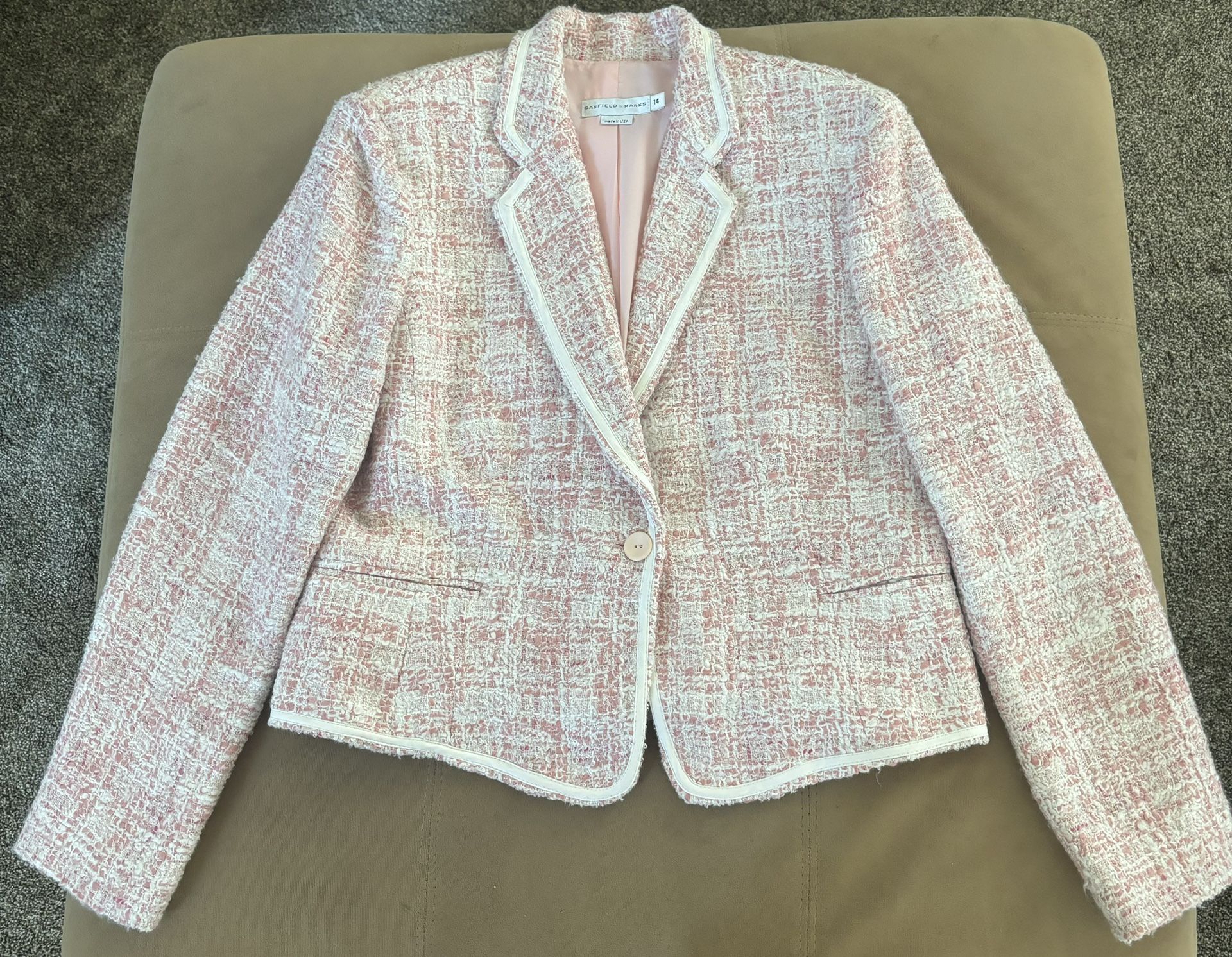 Garfield Marks Tweed Blazer Women’s Size: 14
