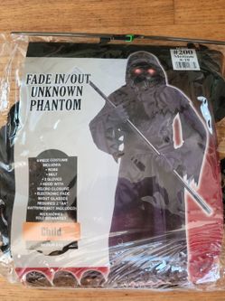 Fade In/out Unknown Phantom Custome For Child