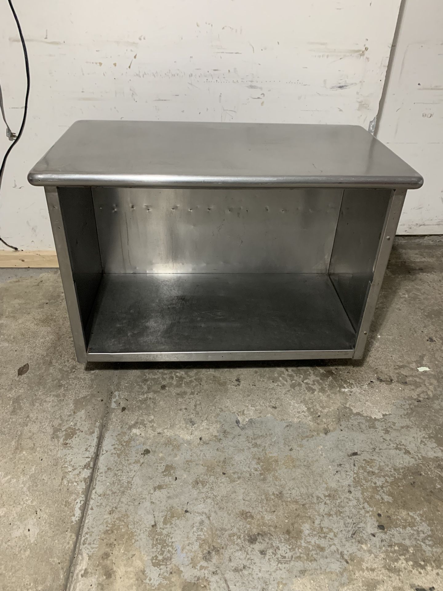 47 X 27 Stainless Steel Cabinet Table