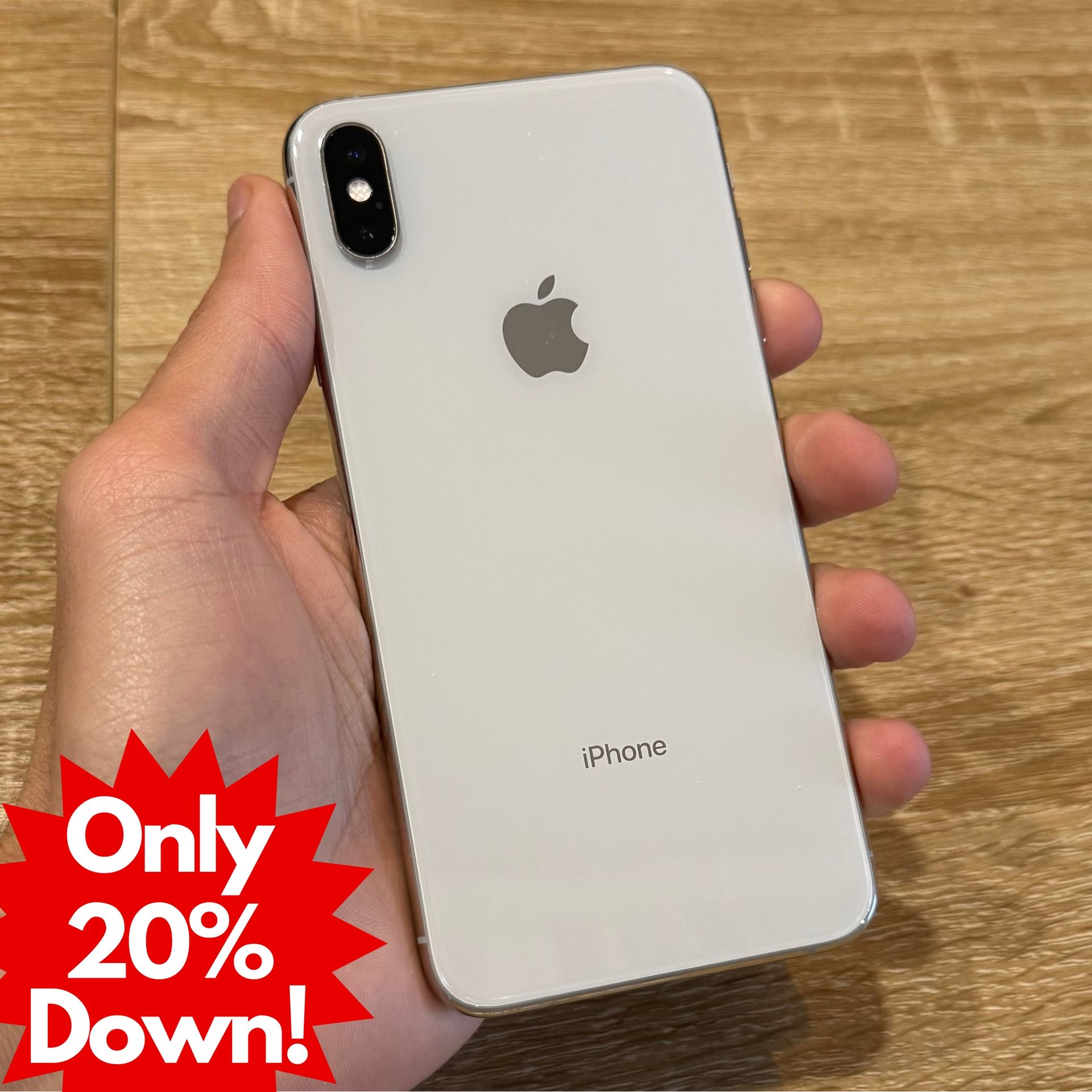 cell phones iphone xs max silver 64gb sprint