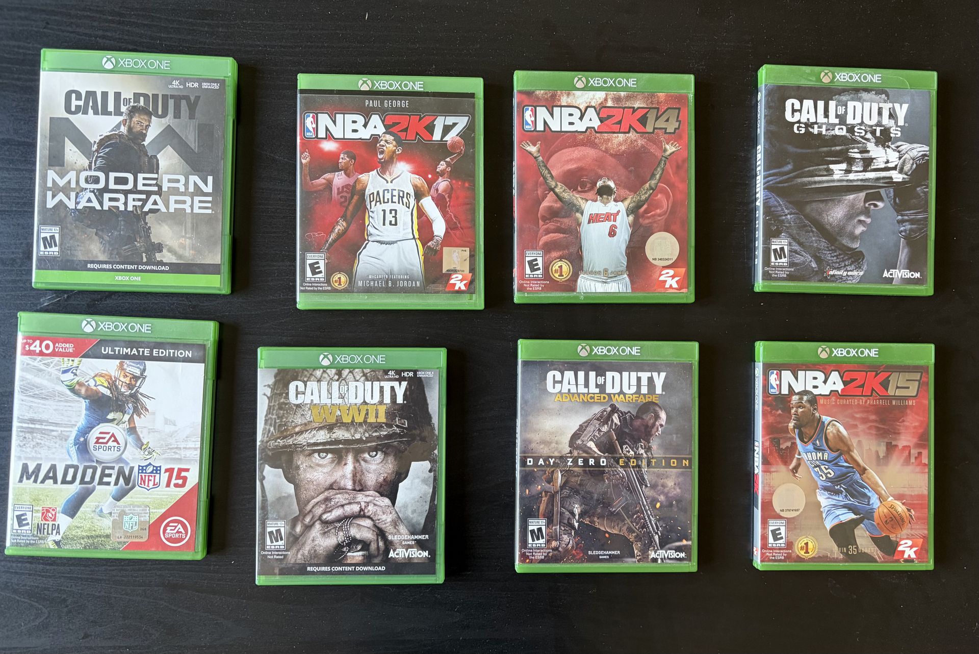 XBOX one games