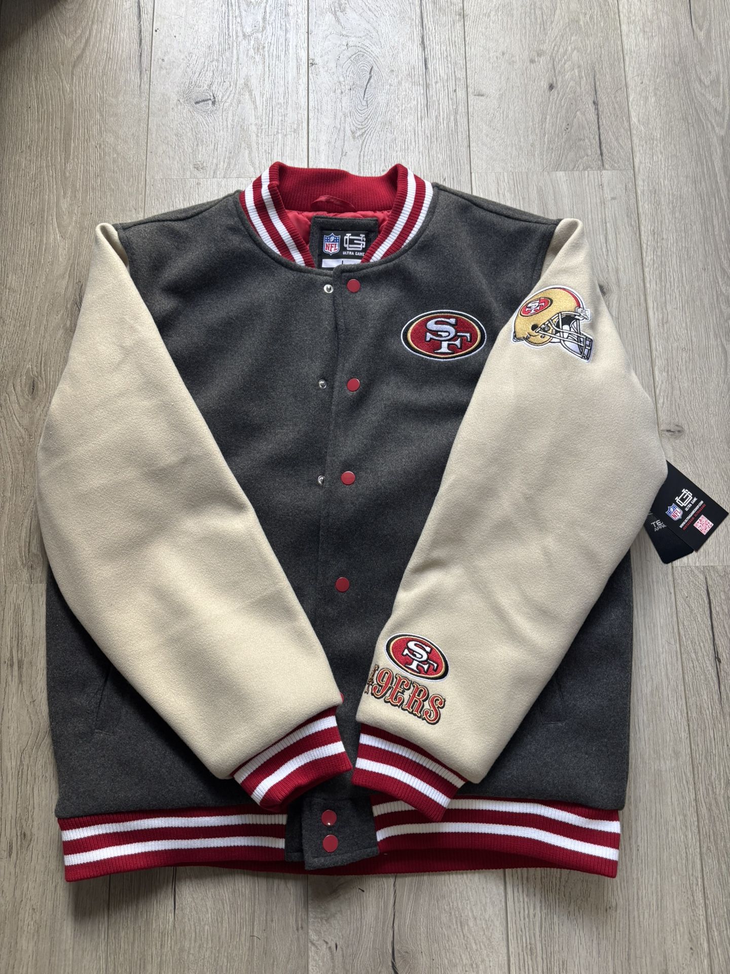 49ers Varsity Bomber Jacket