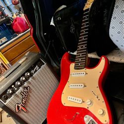 Fender Squire Mini + Amp
