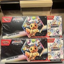 Pokemon prismatic surprise box bundle Sam’s Club