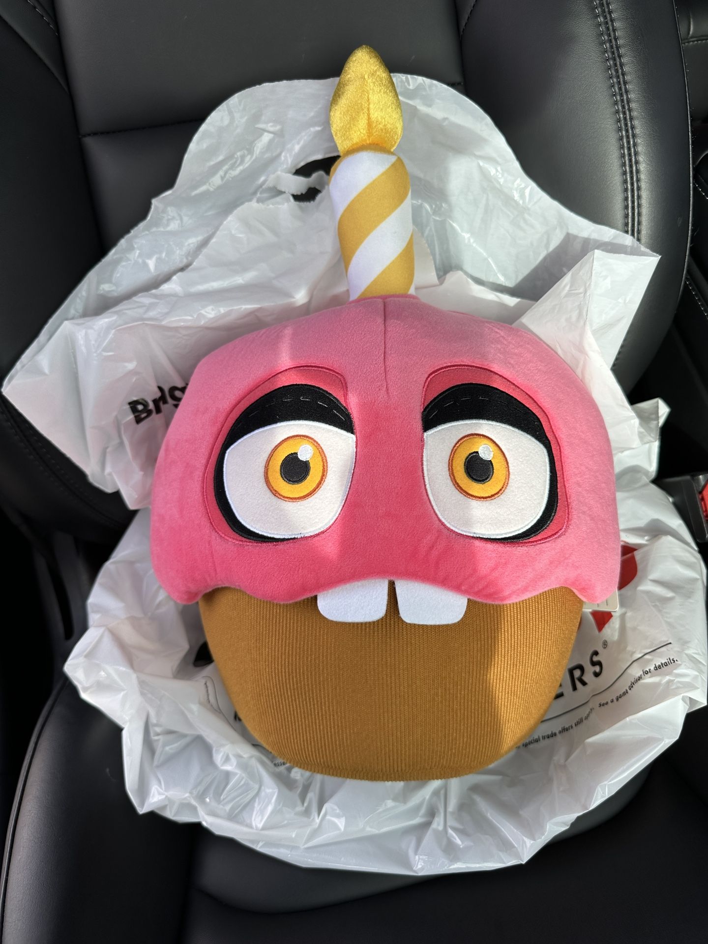 FNAF Five Nights at Freddy’s Movie Plush Jumbo Big 16 inch Mr Cupcake New