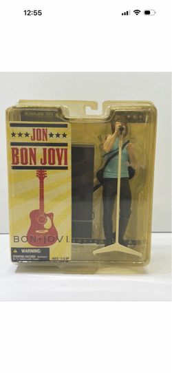 NEW Jon Bon Jovi Action Figure 2007 McFarlane Toys Amricons Box Damage
