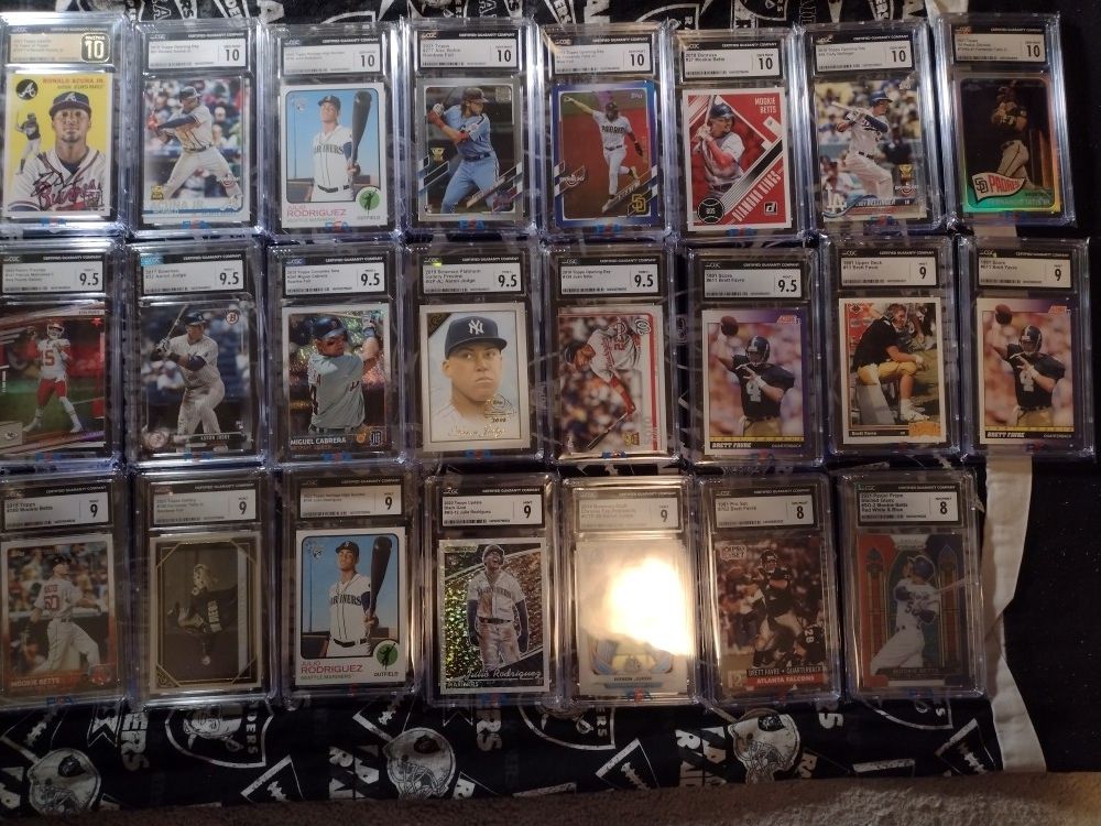 23 Lot baseball card graded Lot, Lots Of 10's, And 9.5's