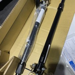 CE-CP3B, Clinton 3′ Telescoping Ceiling Mount Camera Pole, Black