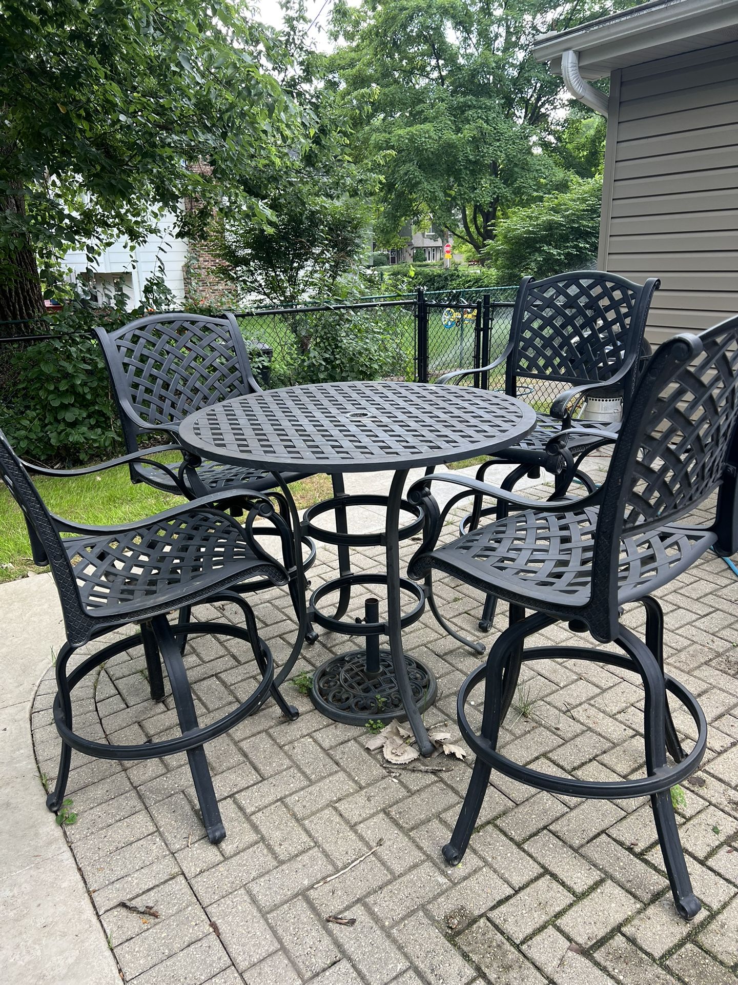 Wrought Iron Patio Table for Sale in Naperville, IL OfferUp