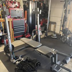 Squat Rack/ Bench Press