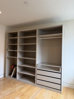 IKEA Pax Closet With Lights 