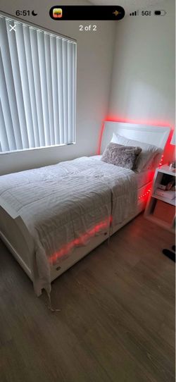 White Twin Bed Frame