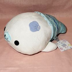 San-X Mamegoma Blue Mermaid Plush Seal 16 inch