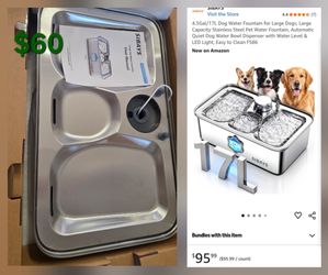 NEW clean pet watering bowl