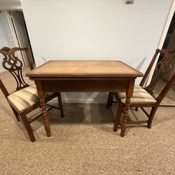 Table W/ 2 Chairs 