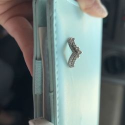 Pandora Princess Wishbone Ring In Sterling Silver