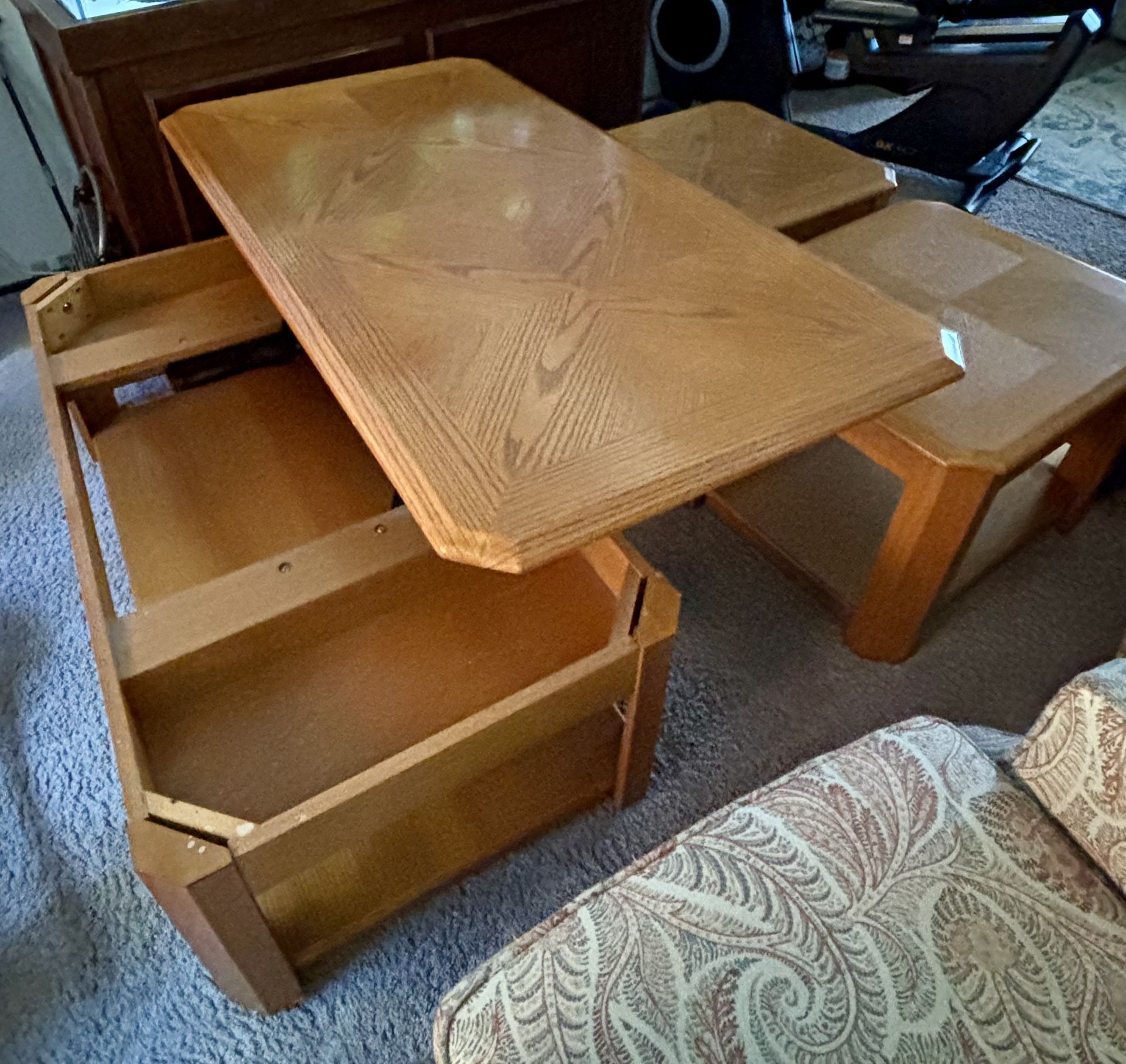 Coffee Table and 2 End Tables